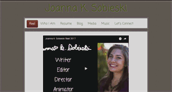 Desktop Screenshot of joannaksobieski.com